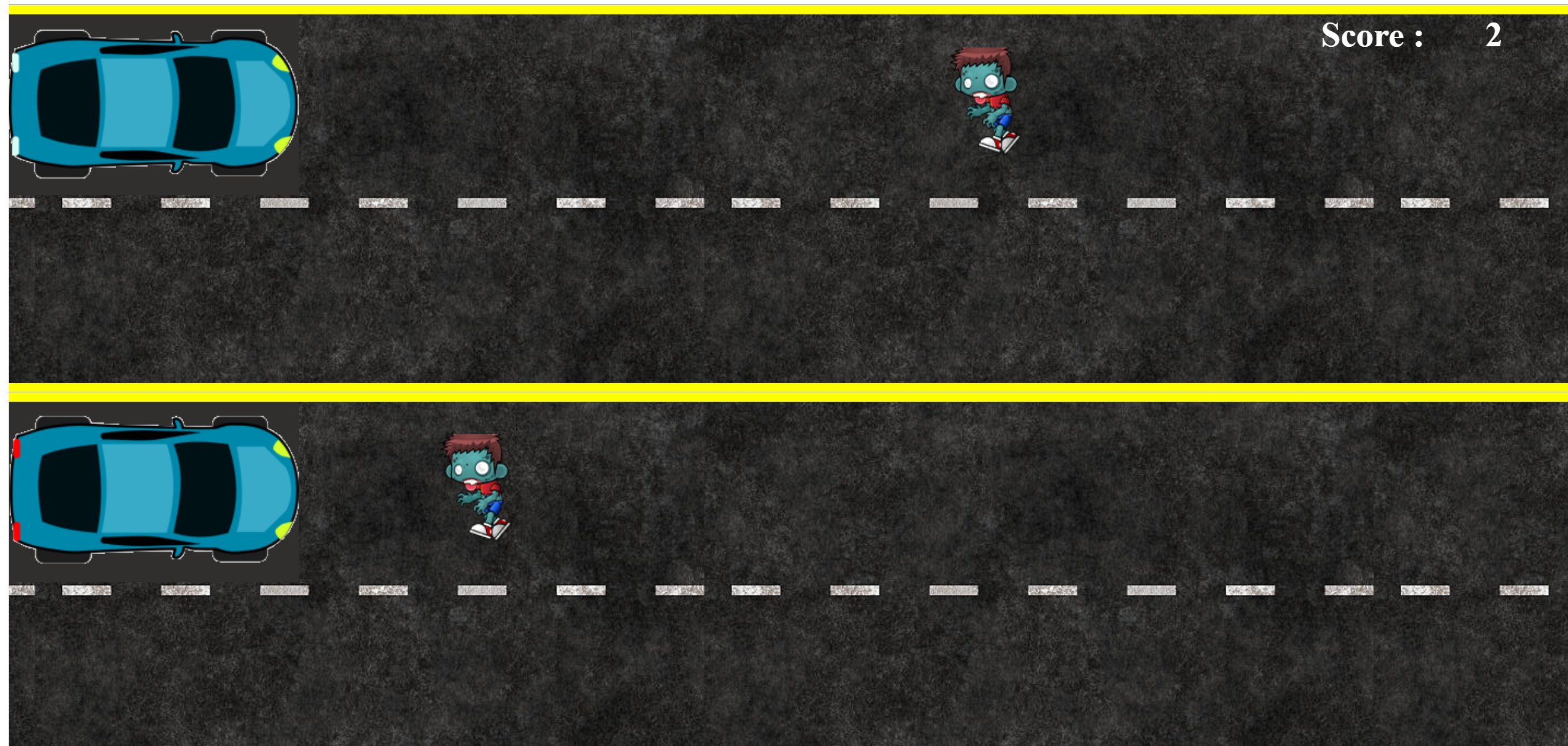 Two Car Game - 2D JS Game
